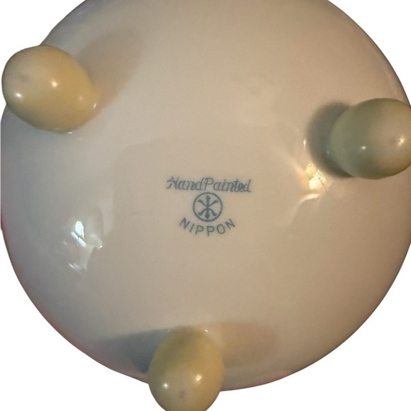 Antique Nippon Hand-Painted Gravy Boat Set w/ Ladle & Underplate - Picture 9 of 12